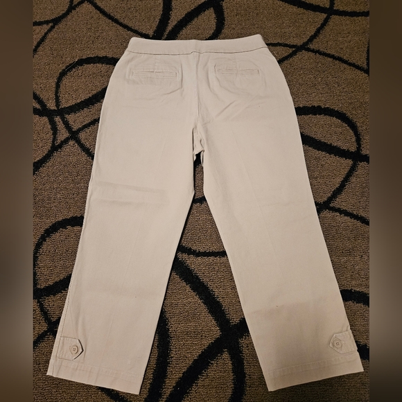 Talbots cropped khakis - Picture 2 of 14